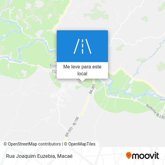 Rua Joaquim Euzebia mapa