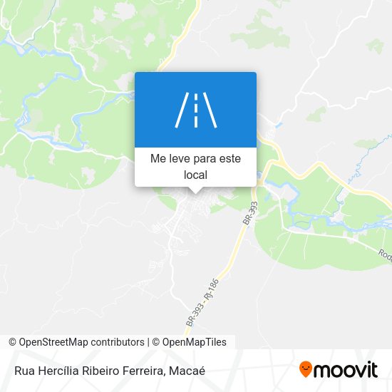 Rua Hercília Ribeiro Ferreira mapa