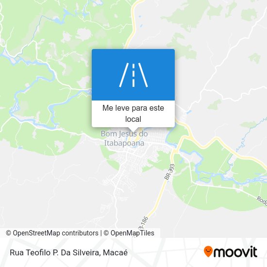 Rua Teofilo P. Da Silveira mapa