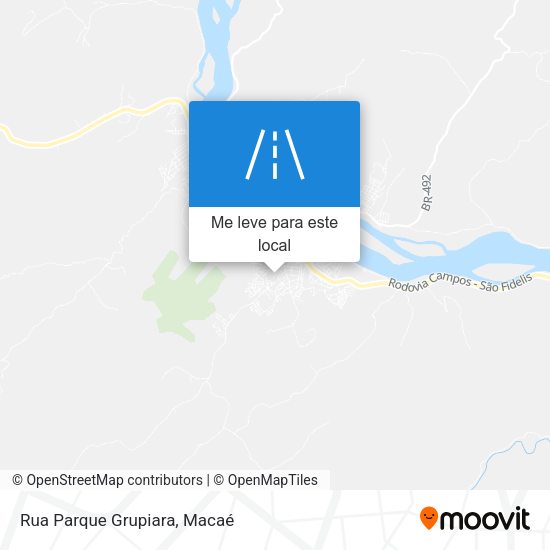 Rua Parque Grupiara mapa