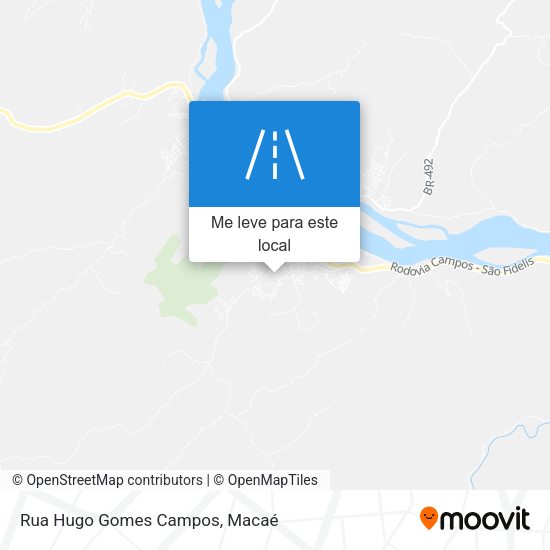 Rua Hugo Gomes Campos mapa
