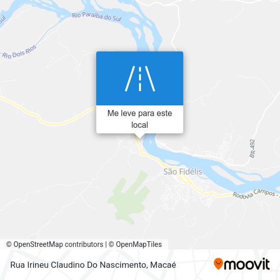 Rua Irineu Claudino Do Nascimento mapa