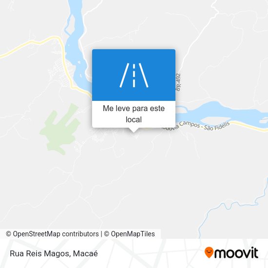 Rua Reis Magos mapa