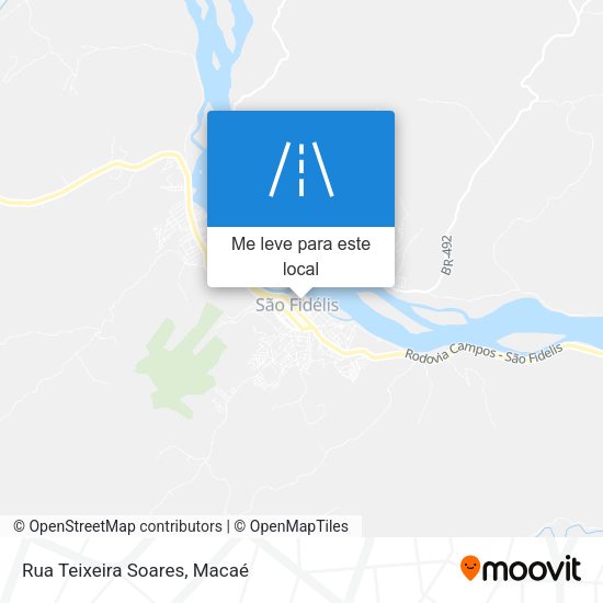 Rua Teixeira Soares mapa
