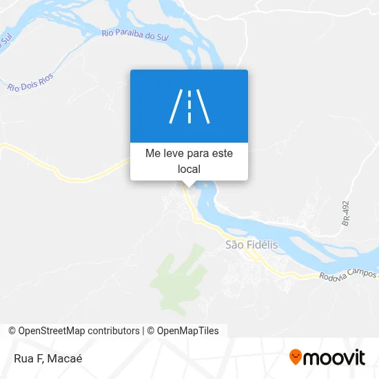 Rua F mapa
