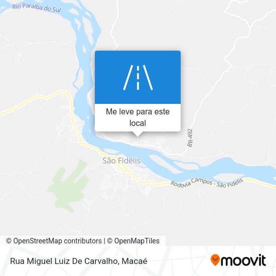 Rua Miguel Luiz De Carvalho mapa