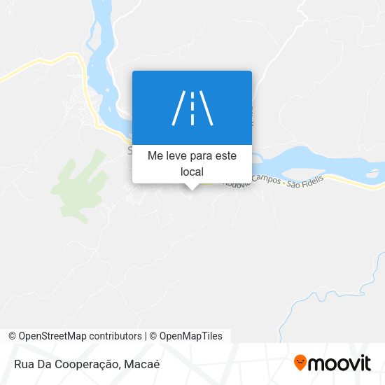 Rua Da Cooperação mapa