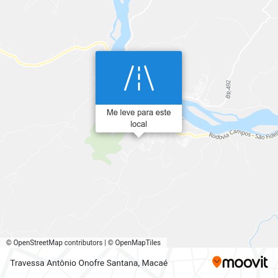 Travessa Antônio Onofre Santana mapa