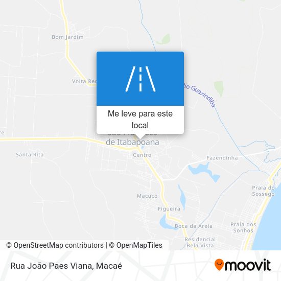 Rua João Paes Viana mapa