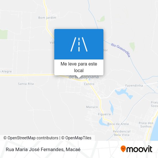 Rua Maria José Fernandes mapa