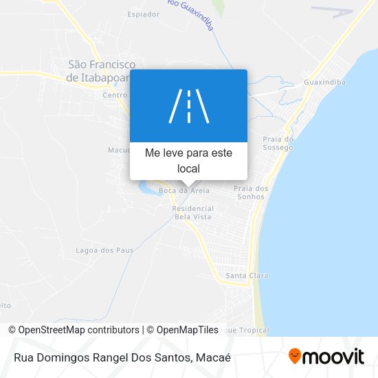 Rua Domingos Rangel Dos Santos mapa