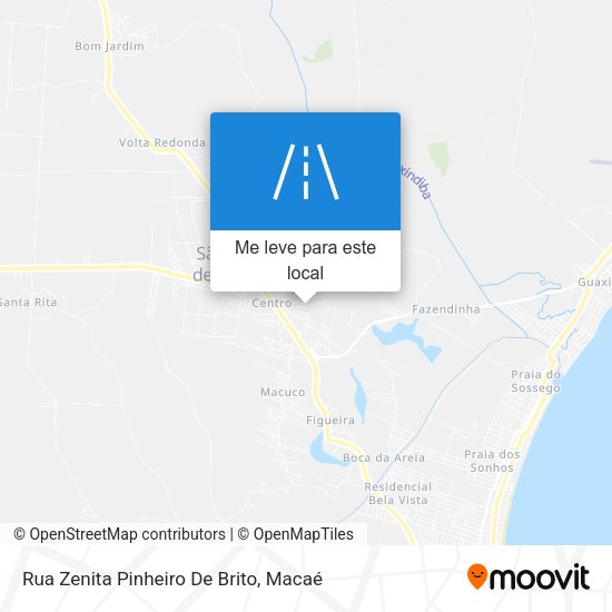 Rua Zenita Pinheiro De Brito mapa