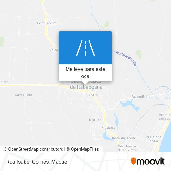 Rua Isabel Gomes mapa
