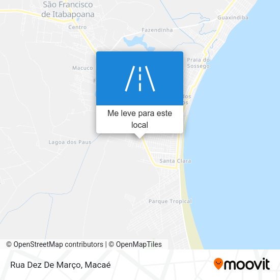 Rua Dez De Março mapa