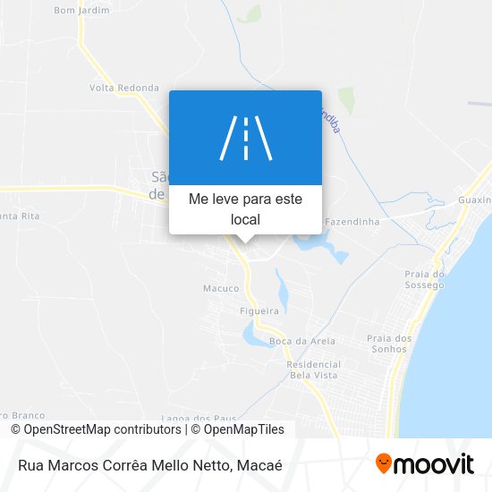 Rua Marcos Corrêa Mello Netto mapa