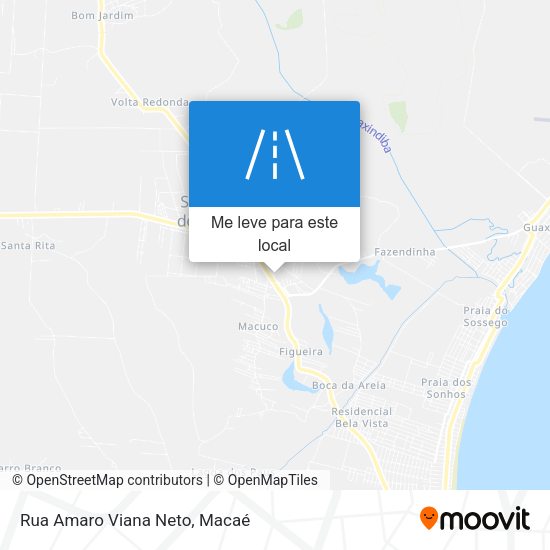 Rua Amaro Viana Neto mapa