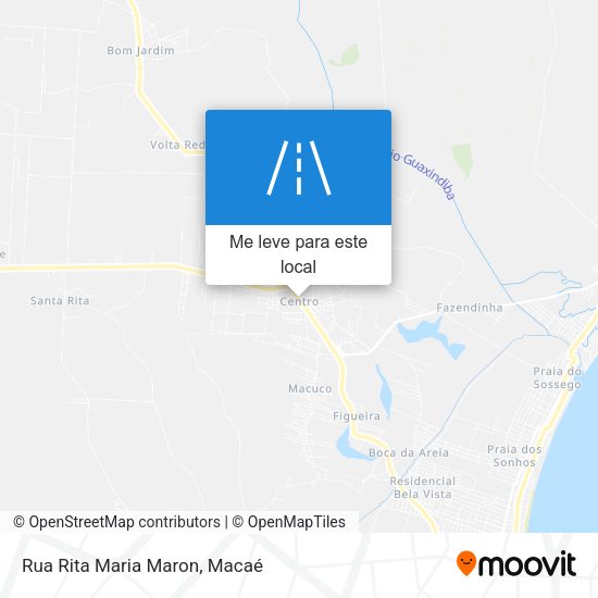 Rua Rita Maria Maron mapa