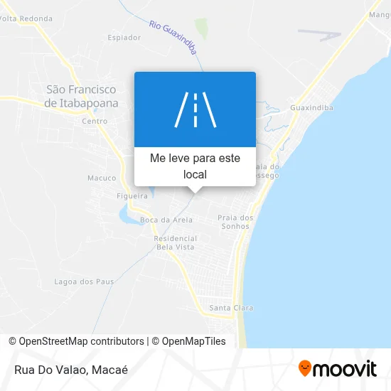 Rua Do Valao mapa