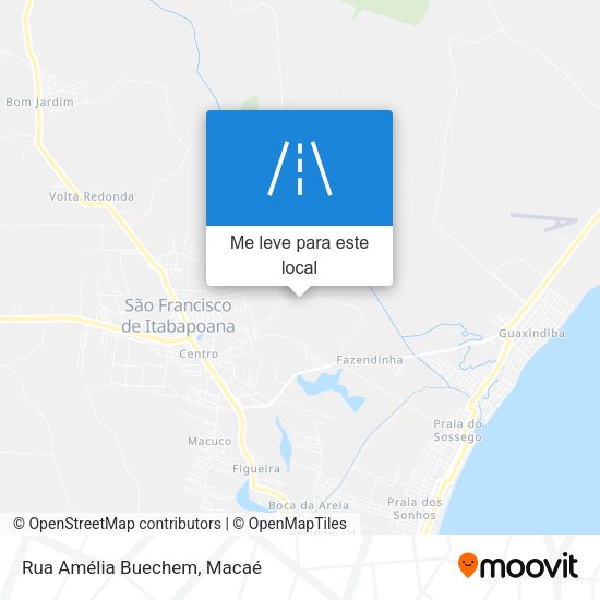 Rua Amélia Buechem mapa