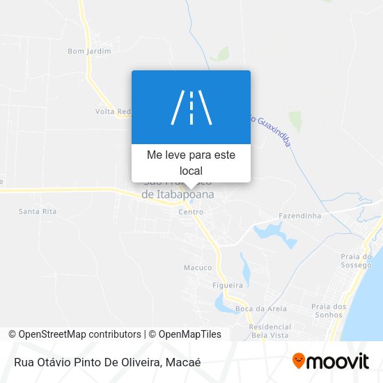 Rua Otávio Pinto De Oliveira mapa