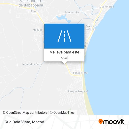 Rua Bela Vista mapa