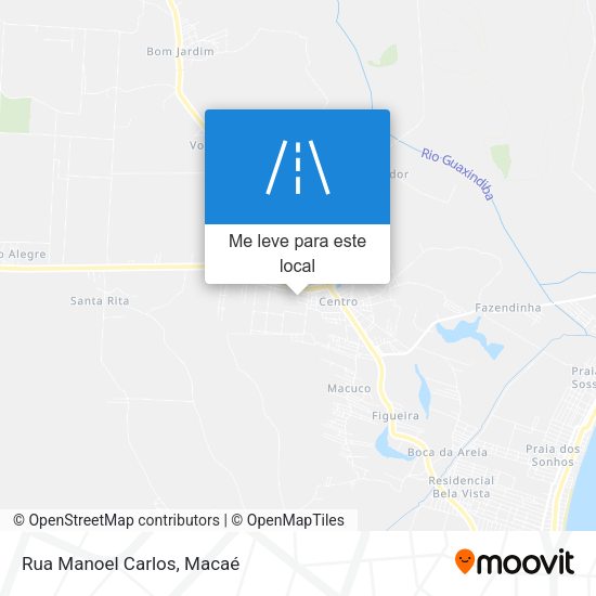 Rua Manoel Carlos mapa