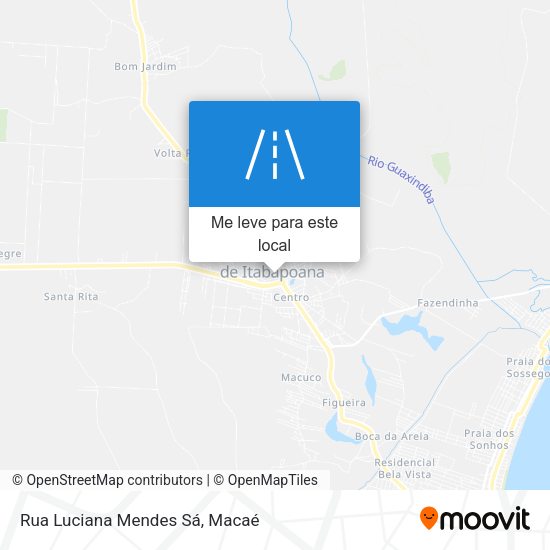 Rua Luciana Mendes Sá mapa