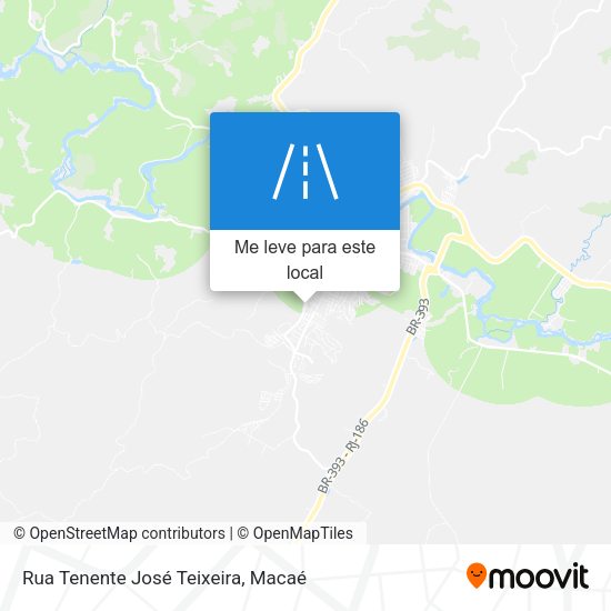 Rua Tenente José Teixeira mapa
