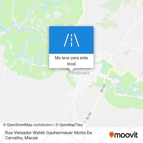 Rua Vereador Waldir Gauhermauer Motta De Carvalho mapa
