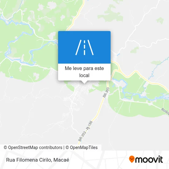 Rua Filomena Cirilo mapa