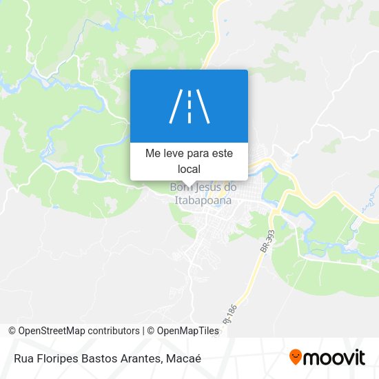 Rua Floripes Bastos Arantes mapa