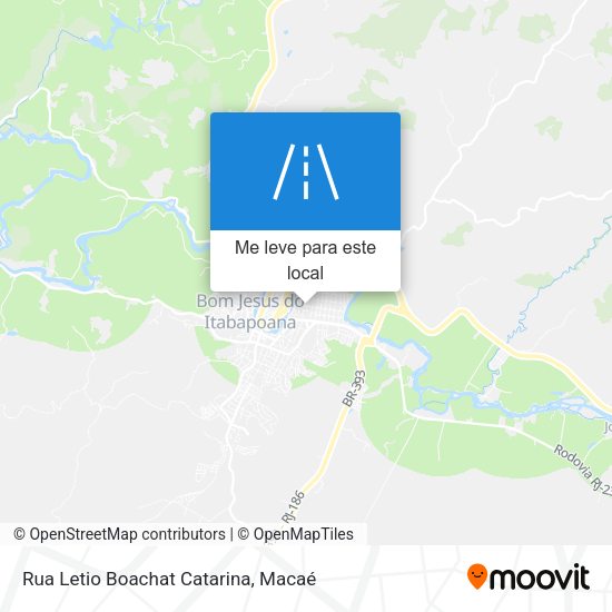 Rua Letio Boachat Catarina mapa