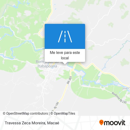 Travessa Zeca Moreira mapa