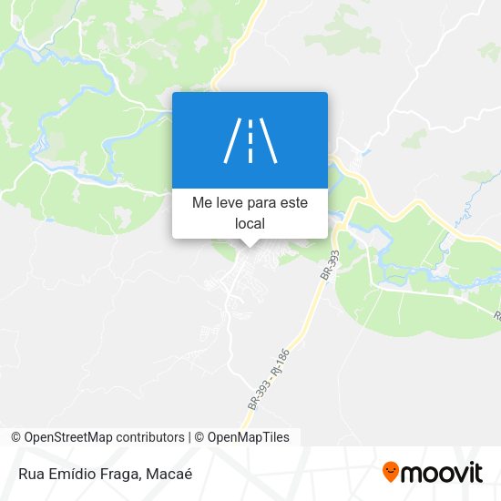Rua Emídio Fraga mapa