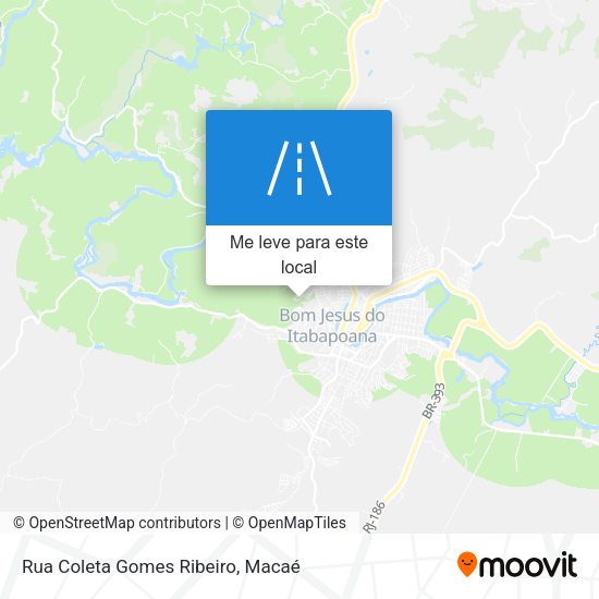 Rua Coleta Gomes Ribeiro mapa