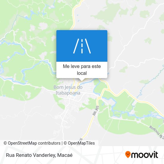 Rua Renato Vanderley mapa