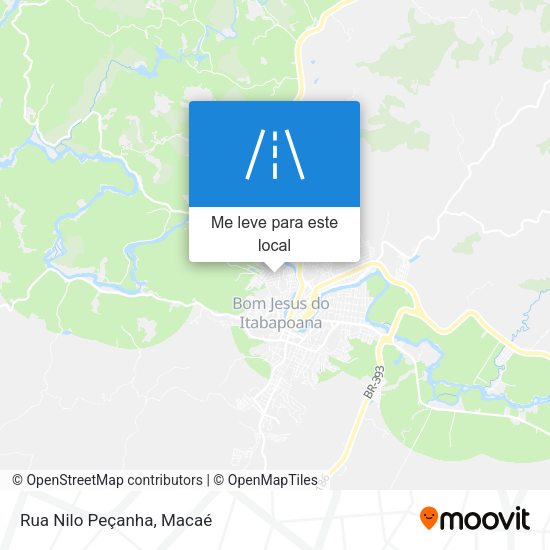 Rua Nilo Peçanha mapa