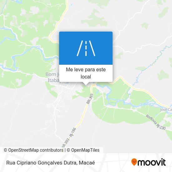 Rua Cipriano Gonçalves Dutra mapa