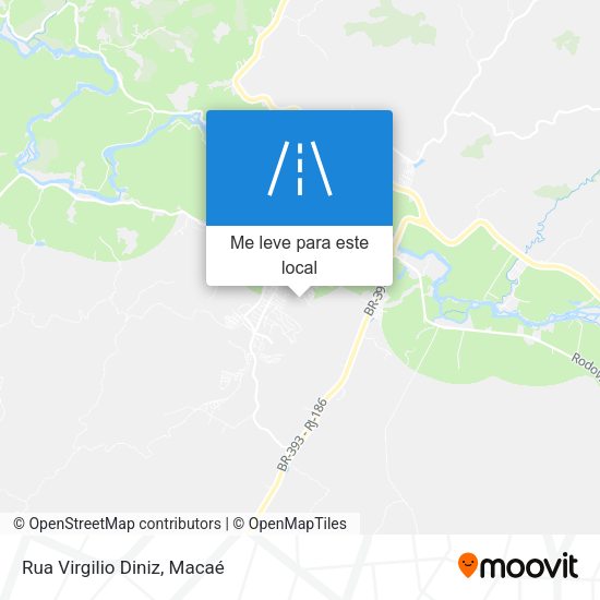 Rua Virgilio Diniz mapa