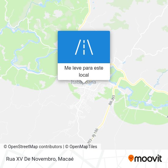 Rua XV De Novembro mapa