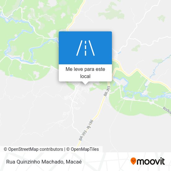 Rua Quinzinho Machado mapa