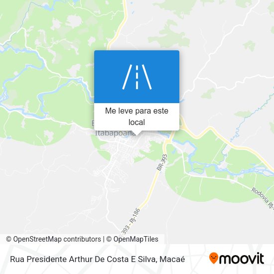 Rua Presidente Arthur De Costa E Silva mapa