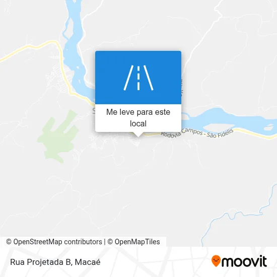 Rua Projetada B mapa