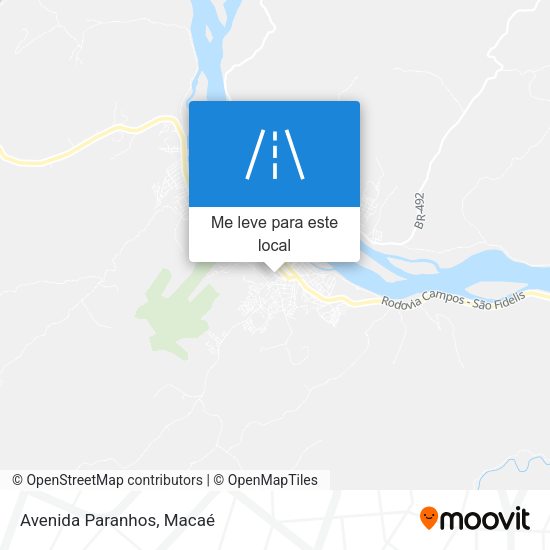 Avenida Paranhos mapa