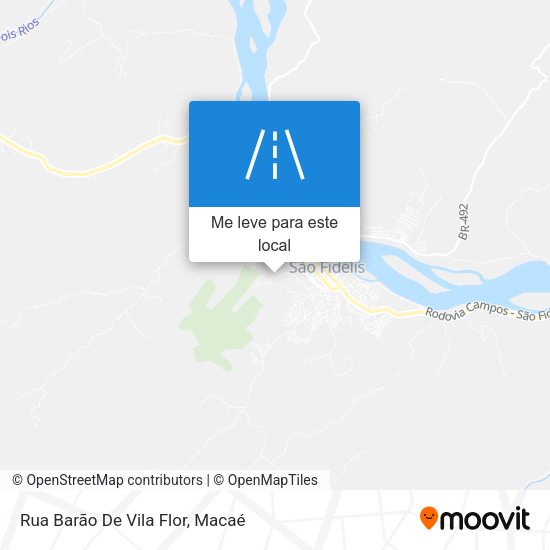 Rua Barão De Vila Flor mapa