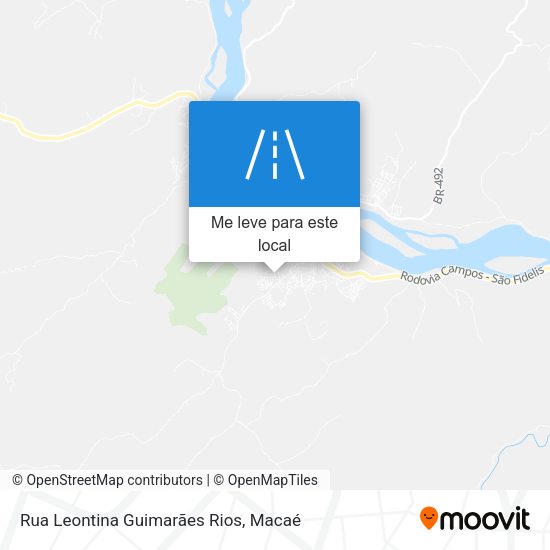 Rua Leontina Guimarães Rios mapa