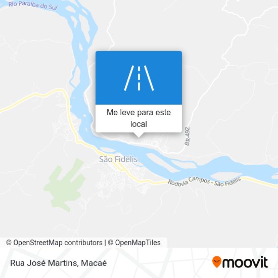 Rua José Martins mapa