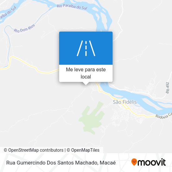 Rua Gumercindo Dos Santos Machado mapa