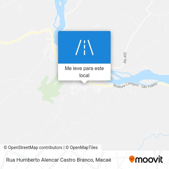 Rua Humberto Alencar Castro Branco mapa