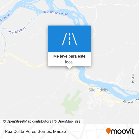 Rua Celita Peres Gomes mapa